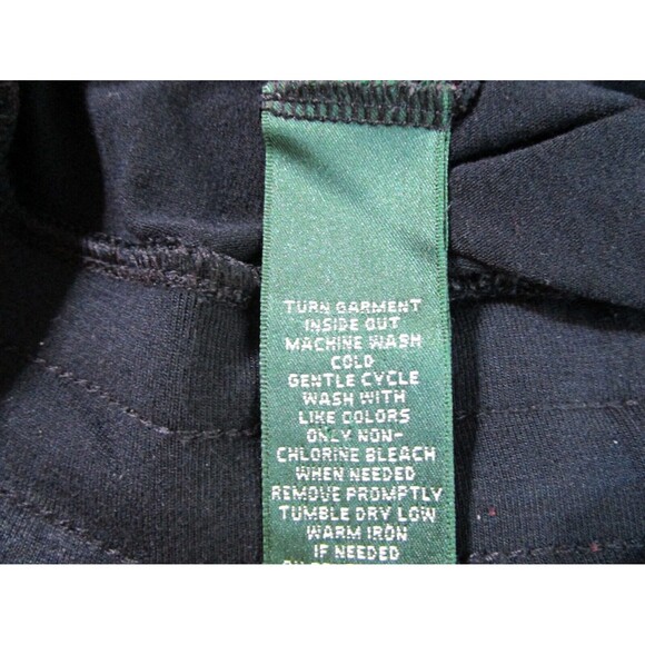 Lauren Ralph Lauren Vintage Womens Maxi Skirt Size Small Black Drawstring Waist - Picture 4 of 7